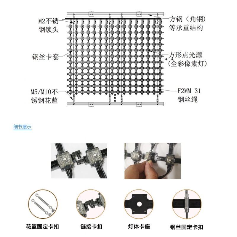P38.5 LED 網(wǎng)格屏，LED網(wǎng)格軟屏，戶(hù)外LED網(wǎng)格屏
